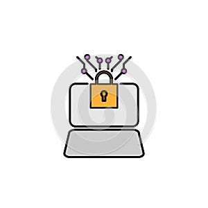 Hacker, hack icon. Can be used for web, logo, mobile app, UI, UX