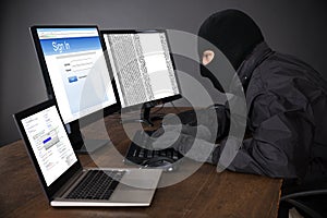 Hacker Hacking Computers