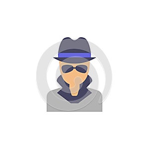 hacker icon. Element of cyber security icon for mobile concept and web apps. Colored hacker icon can be used for web and mobile