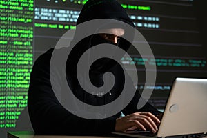 Hacker internet computer crime cyber attack network security programming code password protection