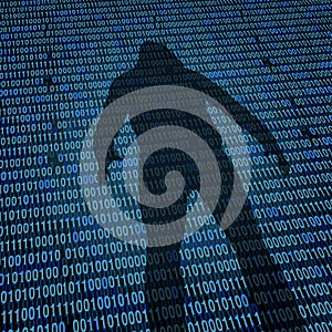 Hacker Internet Security Concept