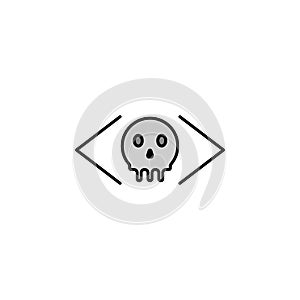 Hacker, malicious icon. Can be used for web, logo, mobile app, UI, UX