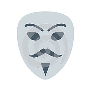 Hacker Mask icon vector image.