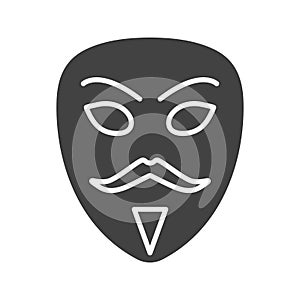 Hacker Mask icon vector image.