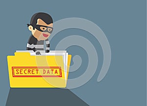 Hacker robbery secret data