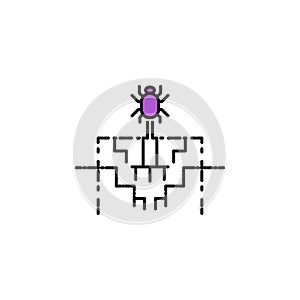 Hacker, spyware icon. Can be used for web, logo, mobile app, UI, UX