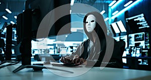 Hacker Stealing Data From Computer