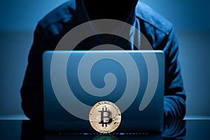 Hacker try to hack bitcoin blockchain system