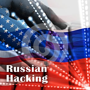 Hacker Typing Hacked Data Alert 3d Illustration