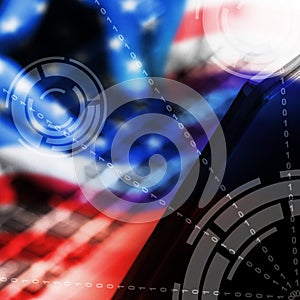 Hacker Typing Hacked Data Alert 3d Illustration