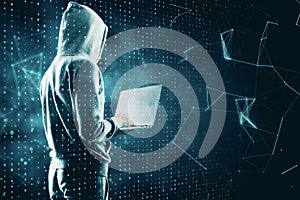 Hacking and computing concept