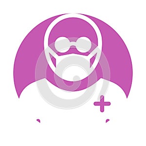 Hacker Wearing mask Vecto Hacker Wearing mask Vector Icon which can easily modify or editr Icon which can easily modify or edit