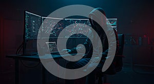 Anonymous Hacker Operating in a Dark Digital Environment