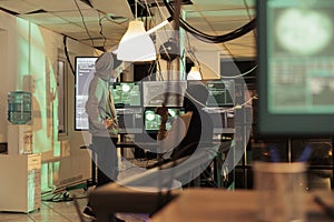 Hackers discussing spyware code, cracking online server password