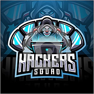 Hackers esport mascot logo design