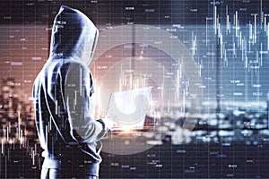 Hacking and market concept