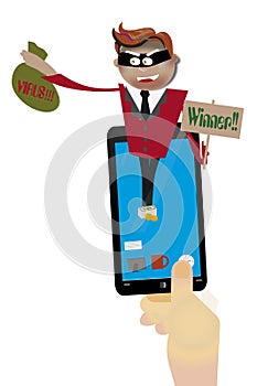 Hacking and phishing photo