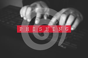 Hacking virus entering in the system. Hacker stealing data