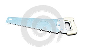 Hacksaw front view on white background. 3d rendering
