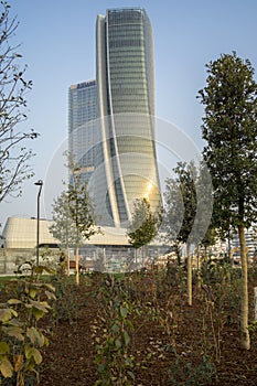 Hadid and Isozaki towers at Citylife, Milan