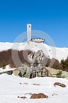 Hadji Dimityr peak-Buzludzha, near Kazalyk city, Bulgaria