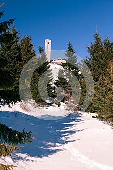 Hadji Dimityr peak-Buzludzha, near Kazalyk city, Bulgaria