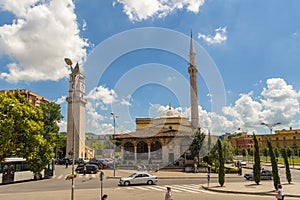 Hadji Et`hem Bey Mosque, 18th-century mosque, Tirana, Albania.