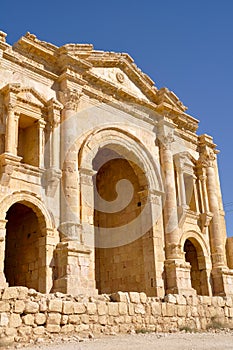 Hadrian's Arch, Jerash (Jordan)