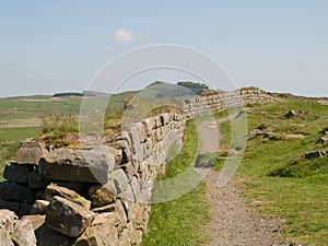 Hadrian`s wall, Northumberland