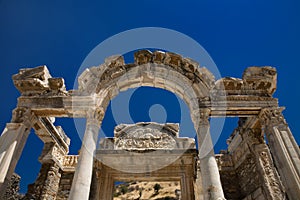 Hadrian temple in Ephesus photo