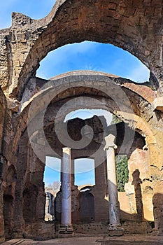 Hadrians Villa, archaeological landmark in Italy