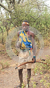 Hadzabe Tribesman Hunter