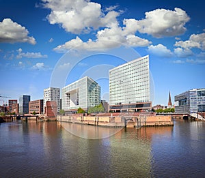 Hafencity district of Hamburg