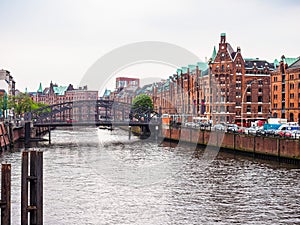 HafenCity in Hamburg hdr