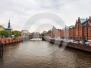 HafenCity in Hamburg hdr