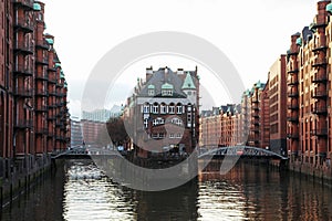 Hafencity quater in Hamburg, Germany