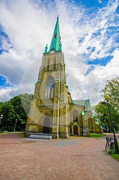 Haga church in downtown Gothenburg photo