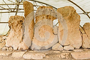 Hagar Qim temple complex found on the island of Malta photo