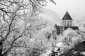 Haghartsin Monastery near small town Dilijan