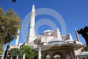 Hagia Sofia, Istanbul, Turkey. Istanbul, formerly known as Constantinople, is the largest city in Turkey