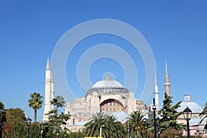 Hagia Sofia, Istanbul, Turkey. Istanbul, formerly known as Constantinople, is the largest city in Turkey