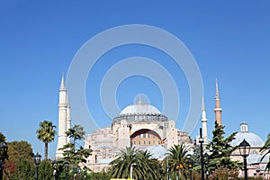 Hagia Sofia, Istanbul, Turkey. Istanbul, formerly known as Constantinople, is the largest city in Turkey photo