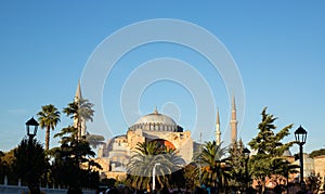 Hagia Sophia or Aya Sofya (Turkish), Istanbul, Turkey.