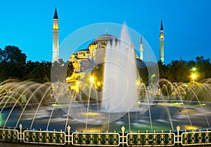 Hagia Sophia church in Istanbul