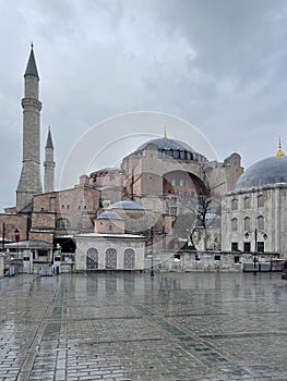 Hagia Sophia, Imperial Mosque on Sultanahmet Square, Istanbul, Turkey