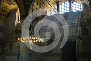 Hagia Sophia interior, Istambul, Turkey