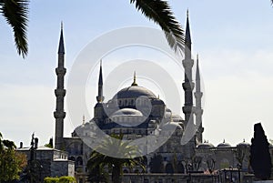 Hagia Sophia interior in Istanbul. Famous Byzantine Church