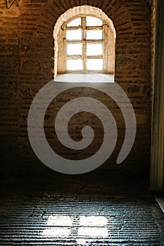 Hagia Sophia interior in Istanbul Turkey - architecture background