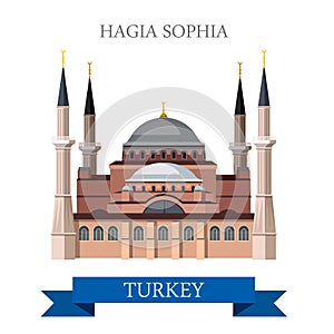 Hagia Sophia in Istanbul Turkey tourist attraction landmark