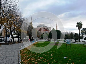 Hagia Sophia mosque or a church, mosque for Muslims, Greeks church